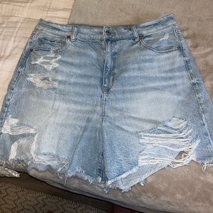 American Eagle jean shorts (Size 14) - barely worn and in great condition!